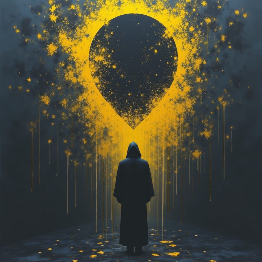 Digital Art of a Fiery Windstorm