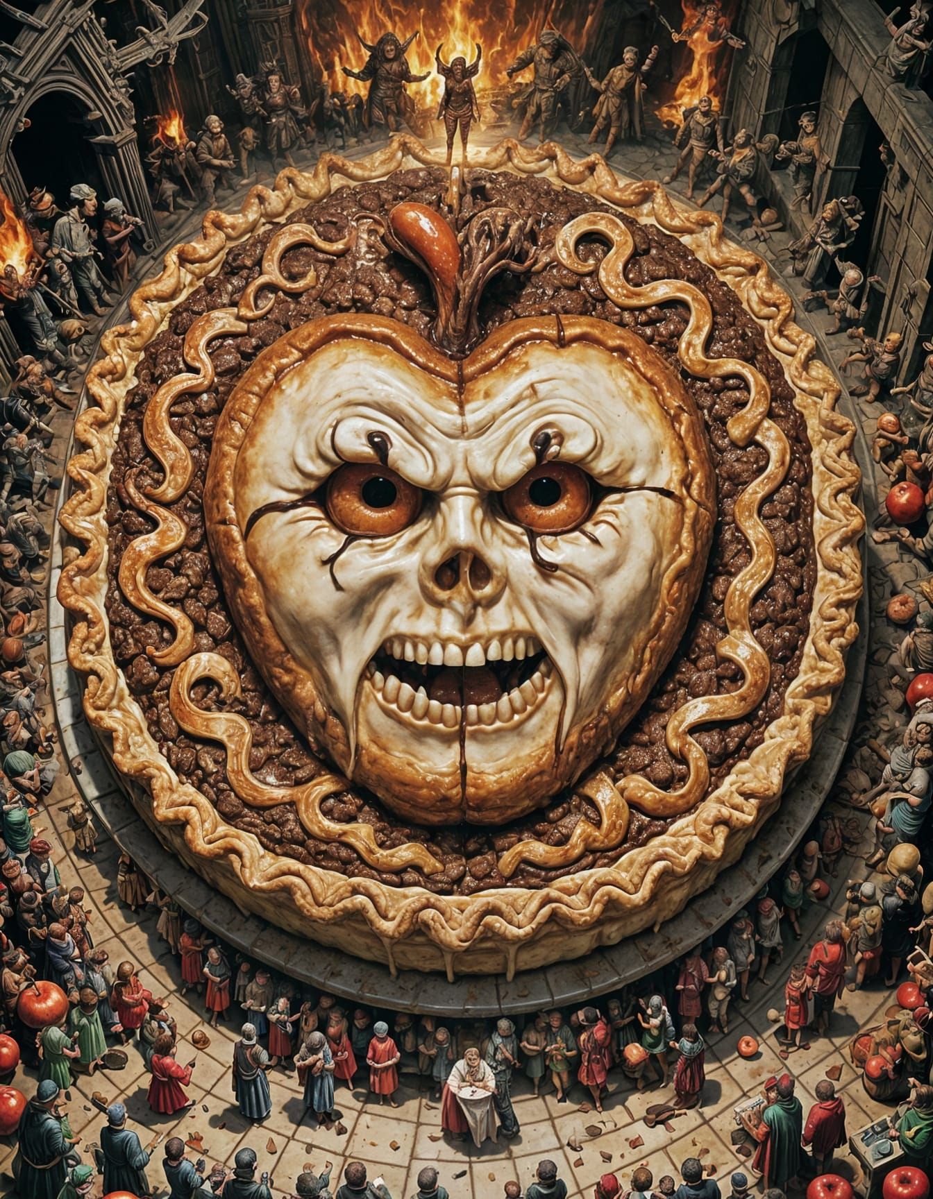 Colossal Apple Pie Appears in Hell