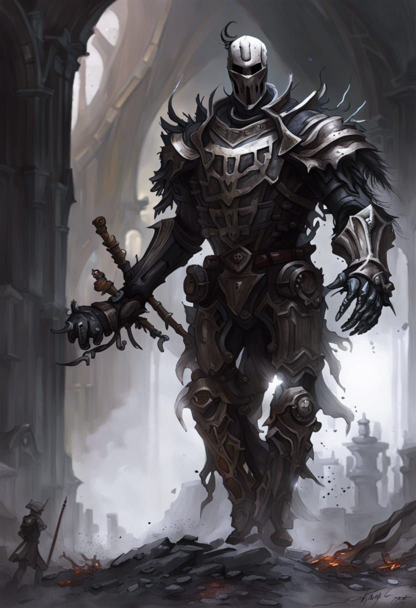 Dark Fantasy Bone Knight War Machine