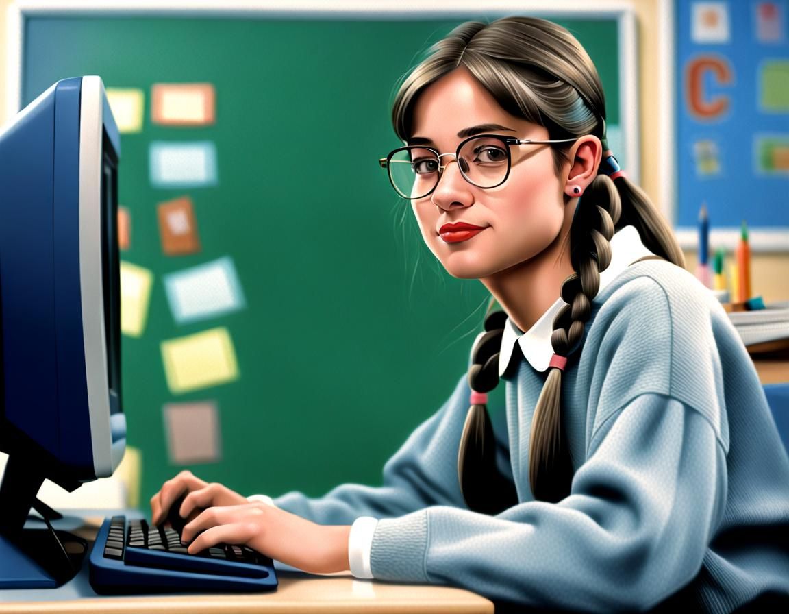 Cristine Prosperi as Student in the 1990s