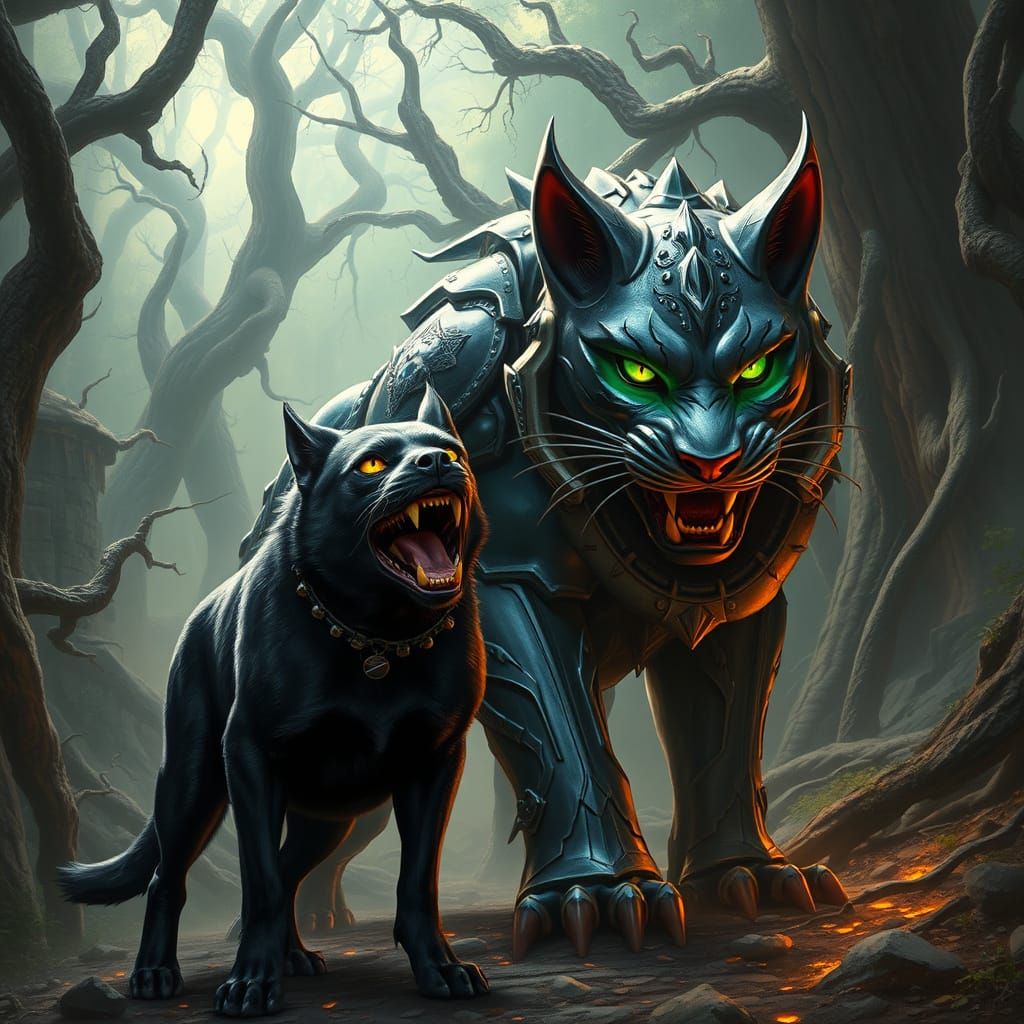 Mystical Guardians of the Ancient Forest