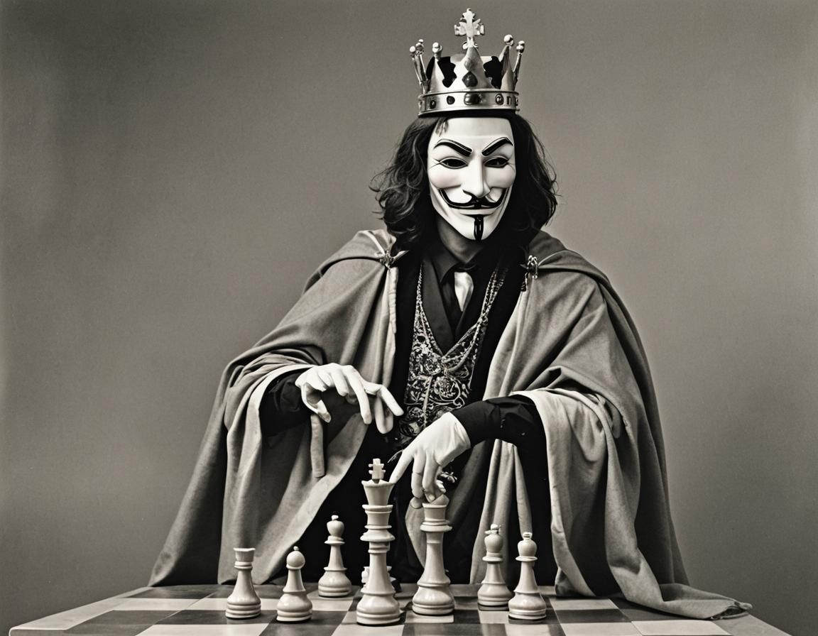 Anonymous Ray playing chess