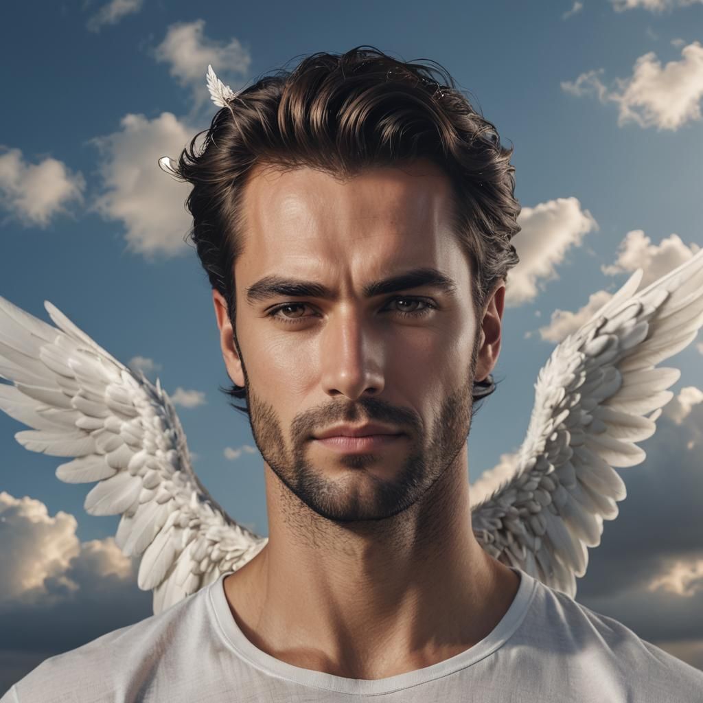 Fallen Angel Portrait in 8K Resolution