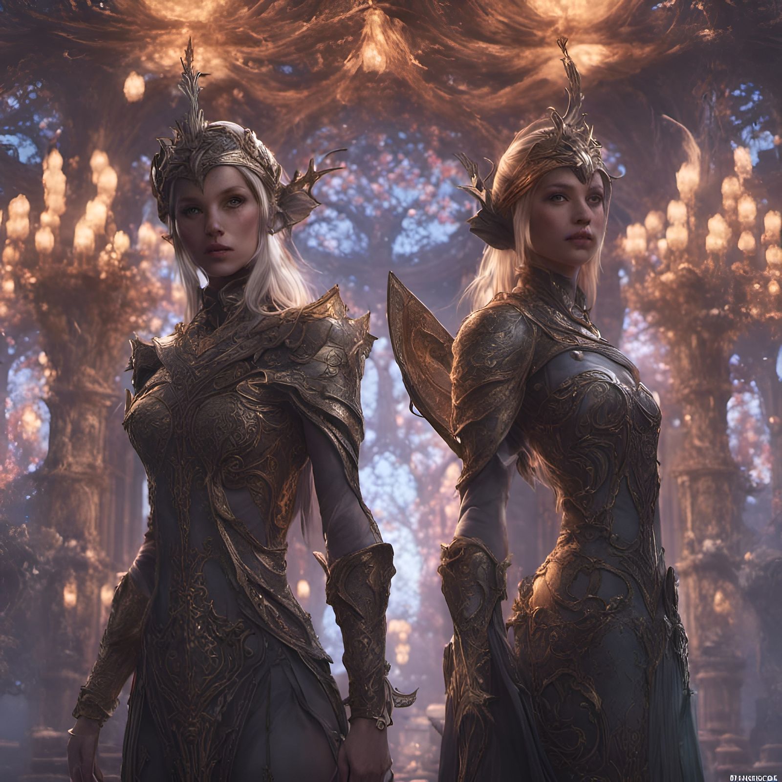 Elves in Dark Fantasy Concept Art