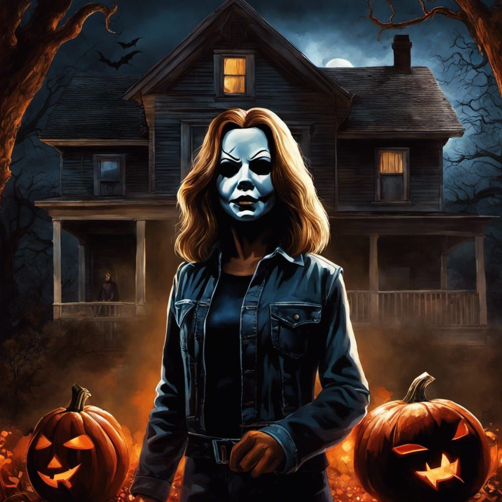 Laurie Strode with Michael Myers on her mind
