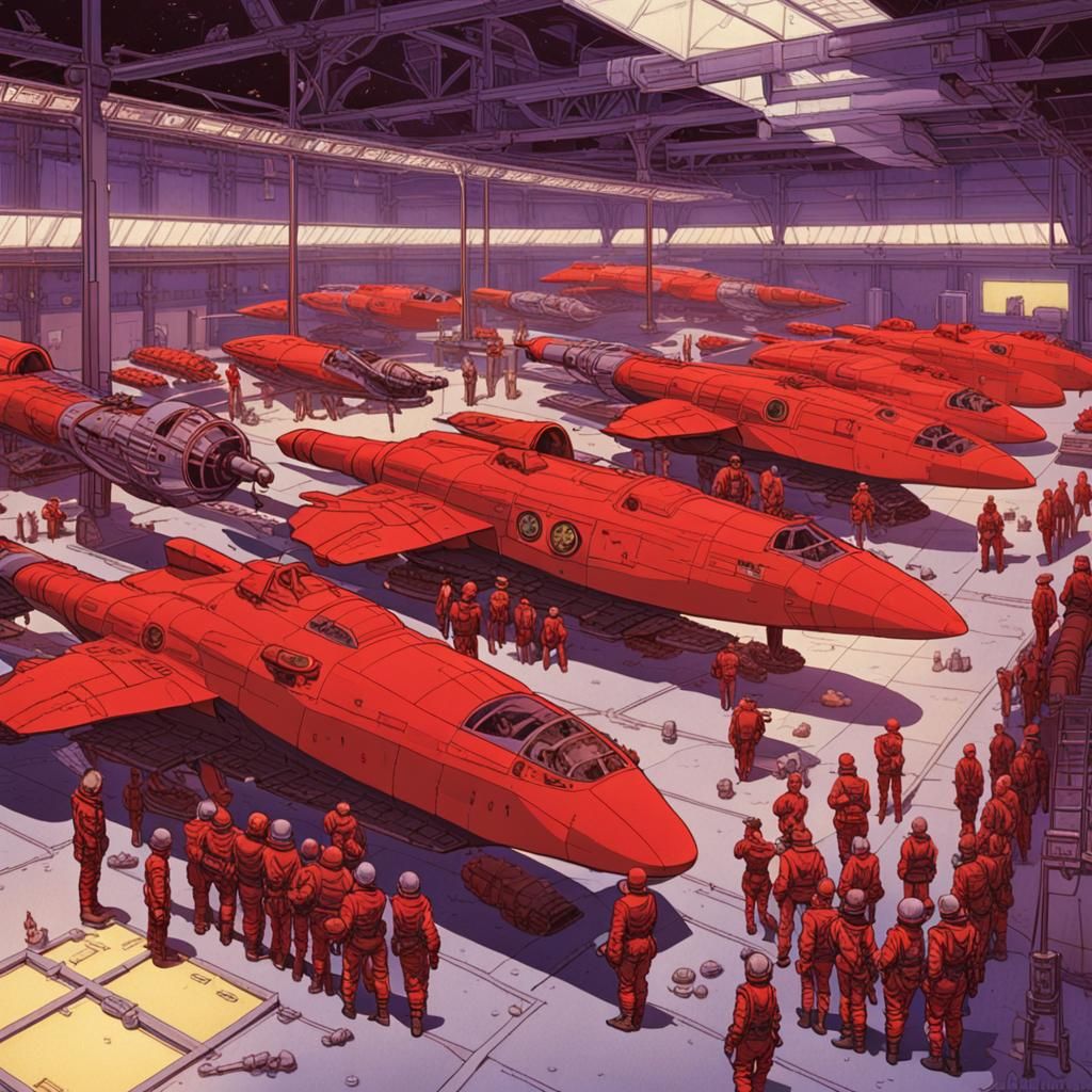 Sci-Fi Clone Army Prepares for Battle