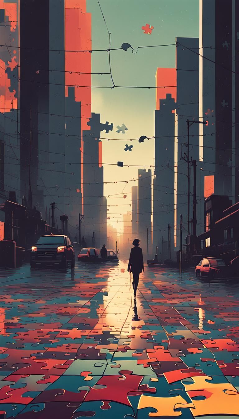 Sunset rotterdam, 
synthwave neon retro cyberpunk 2099 blade runner 2049 neon surrealism Salvador Dali matte background ...