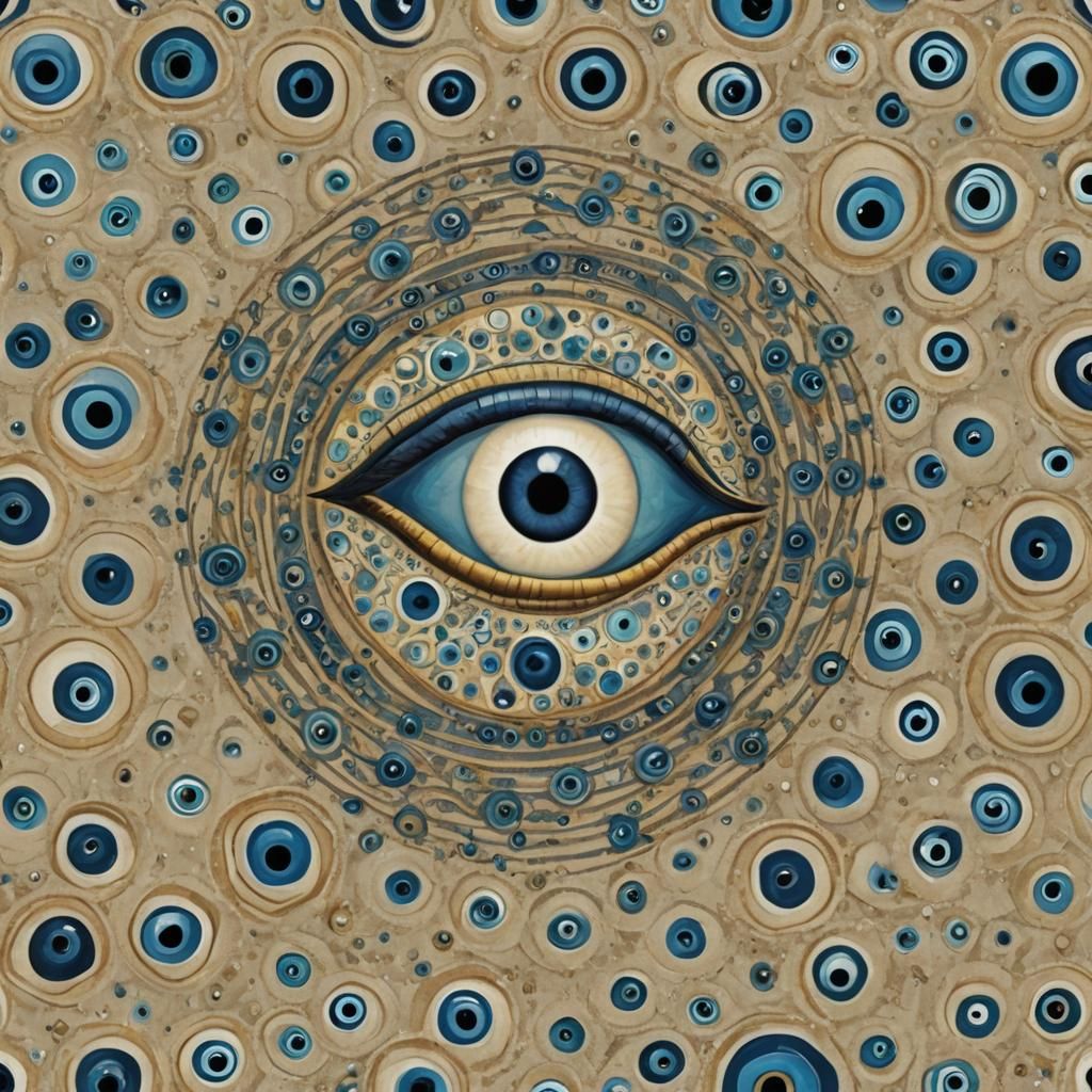 Mystical Evil Eye Symbol