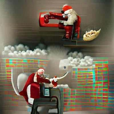 Santa Claus vs. Robot: A Christmas Tech Clash