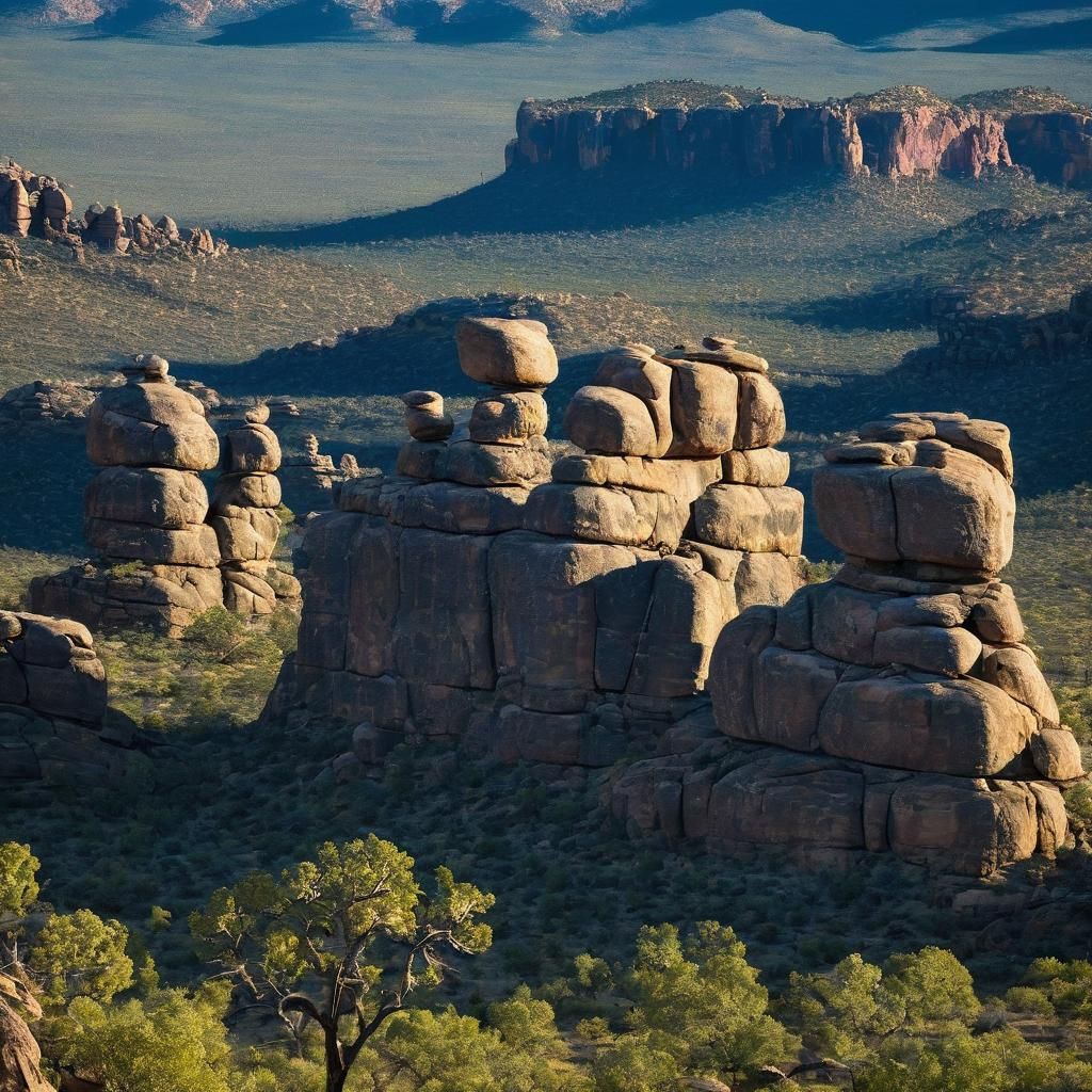 Big Balanced Rock in Chiricahua National Monument