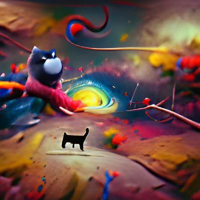 Cat Balances Universe Edge and Closes Black Hole