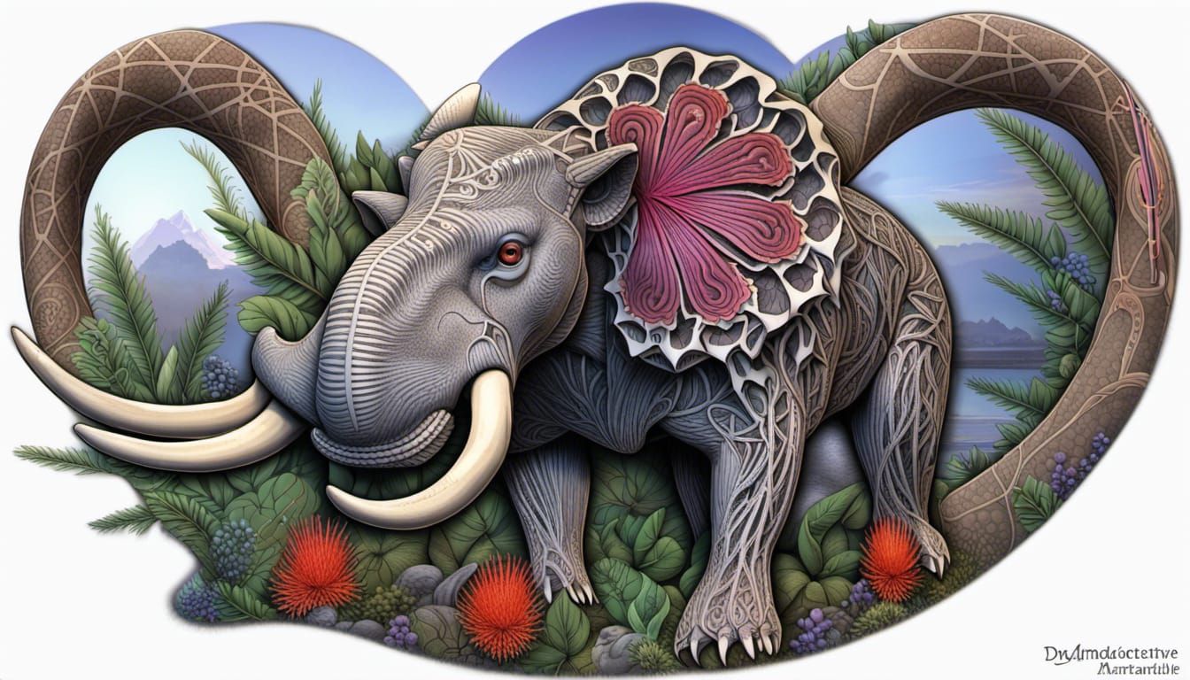 Surreal Australian Landscape with Geometric Elements