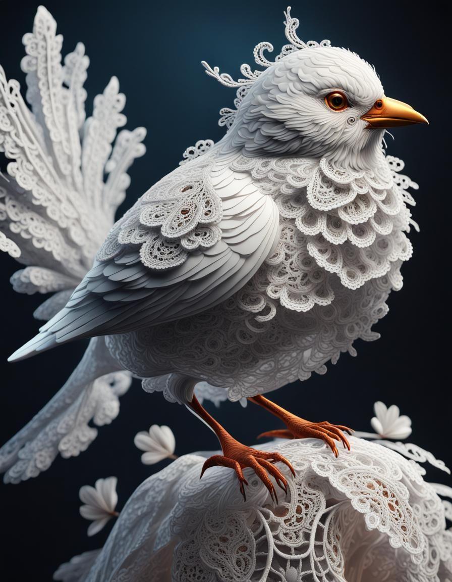 L'oiseau dentelle