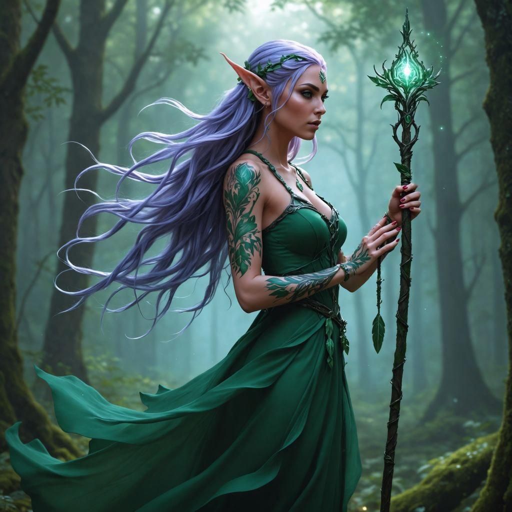 The Night elf.