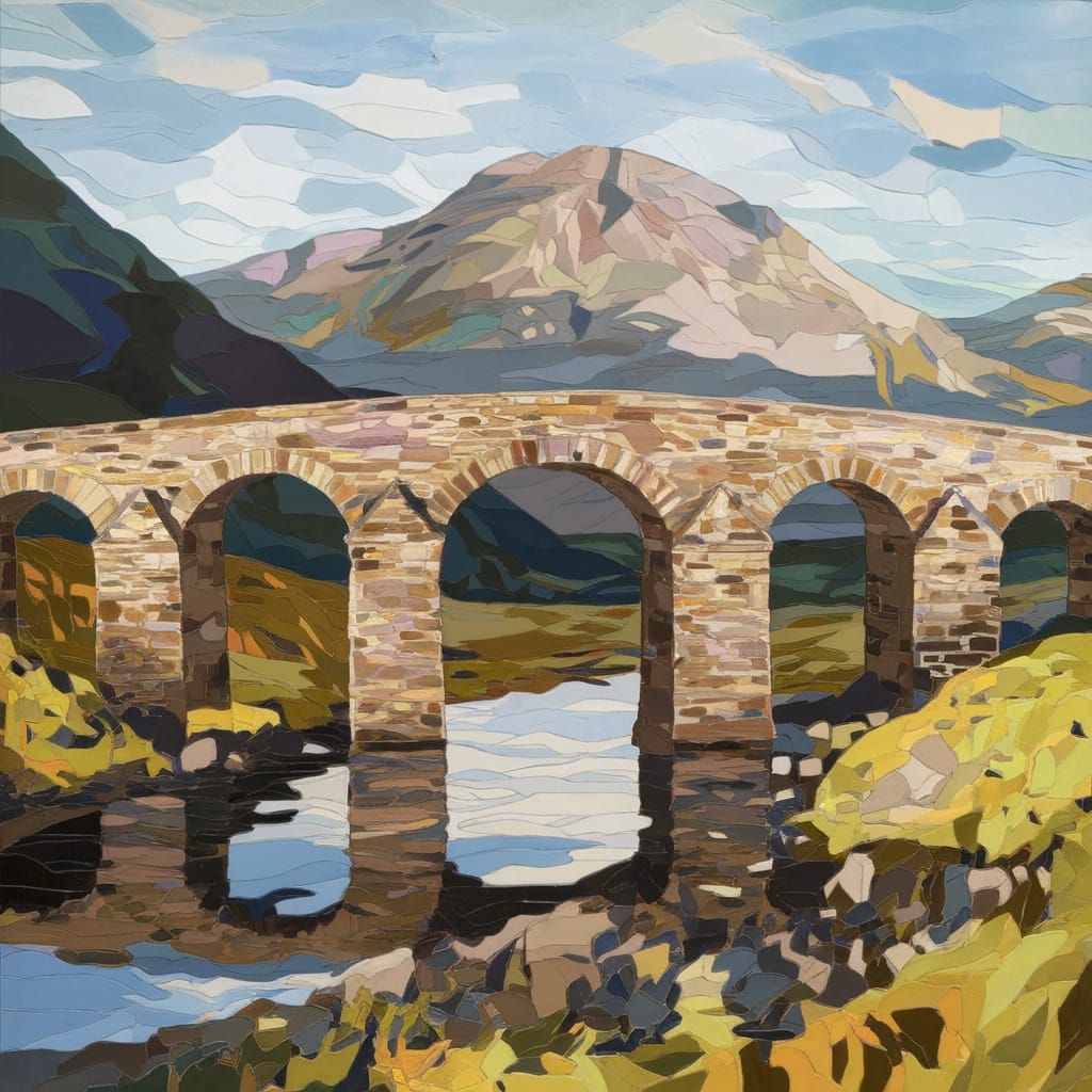 Bridge in the mountains