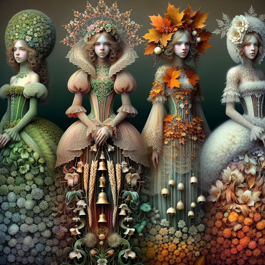 Four Seasons Fantasy in Baroque Style