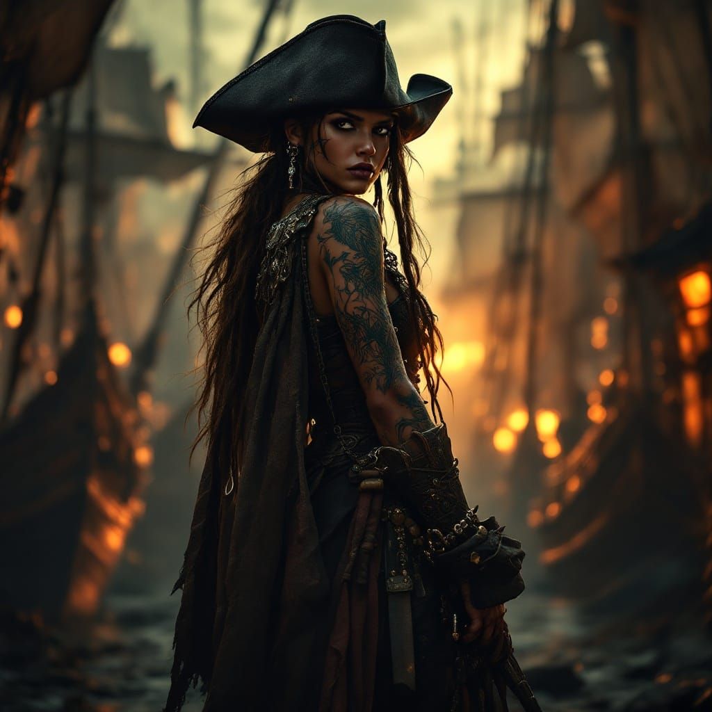 Native Caribbean Pirate Captain Reigns Over Lost Ships