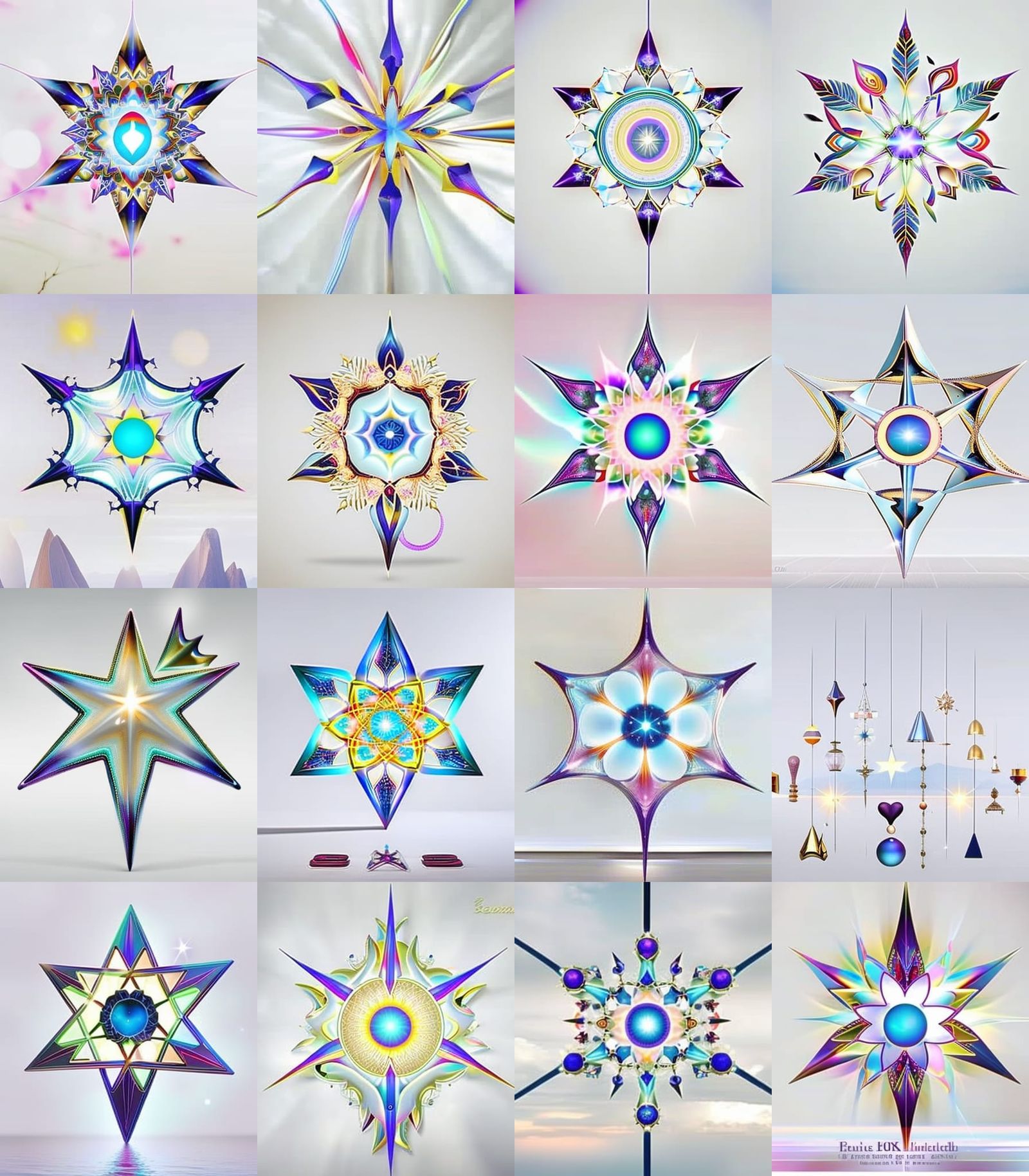 Cosmic Psychosynthesis Star Diagram in 8k Resolution