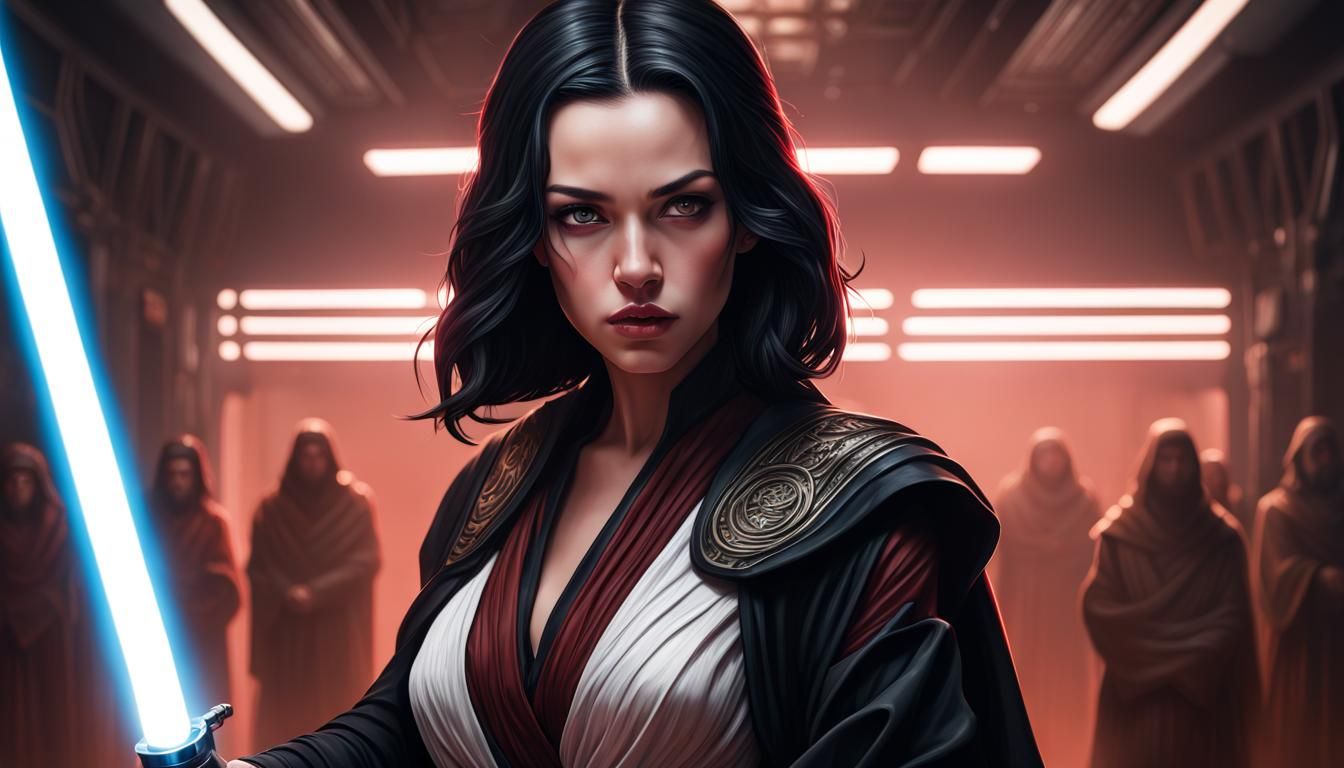 High Republic Era Sith Warrior with Lightsaber