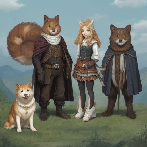 Character and Animal Companion Image