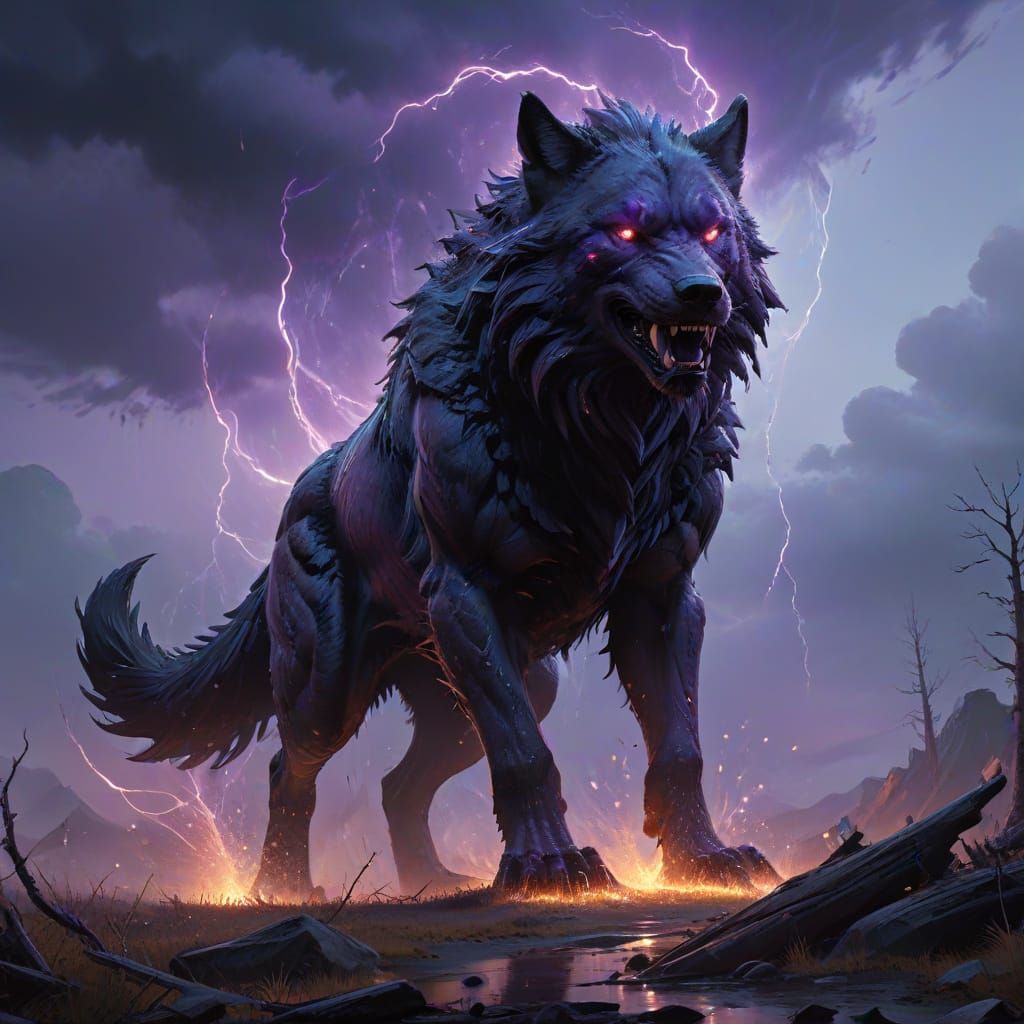 Gloomstalker of Eldoria: A Shadowy Behemoth Emerge