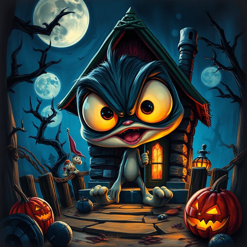 Chibi Elmer Fudd's Halloween Adventure