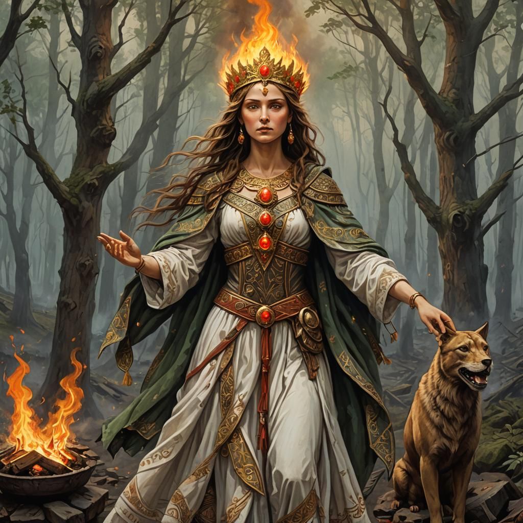 Goddess Vesta: Keeper of the Eternal Flame