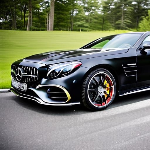 Mercedes AMG Sport in Professional Photography Style