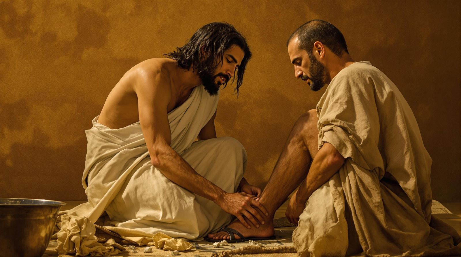Jesus in Humble Service as a Servant