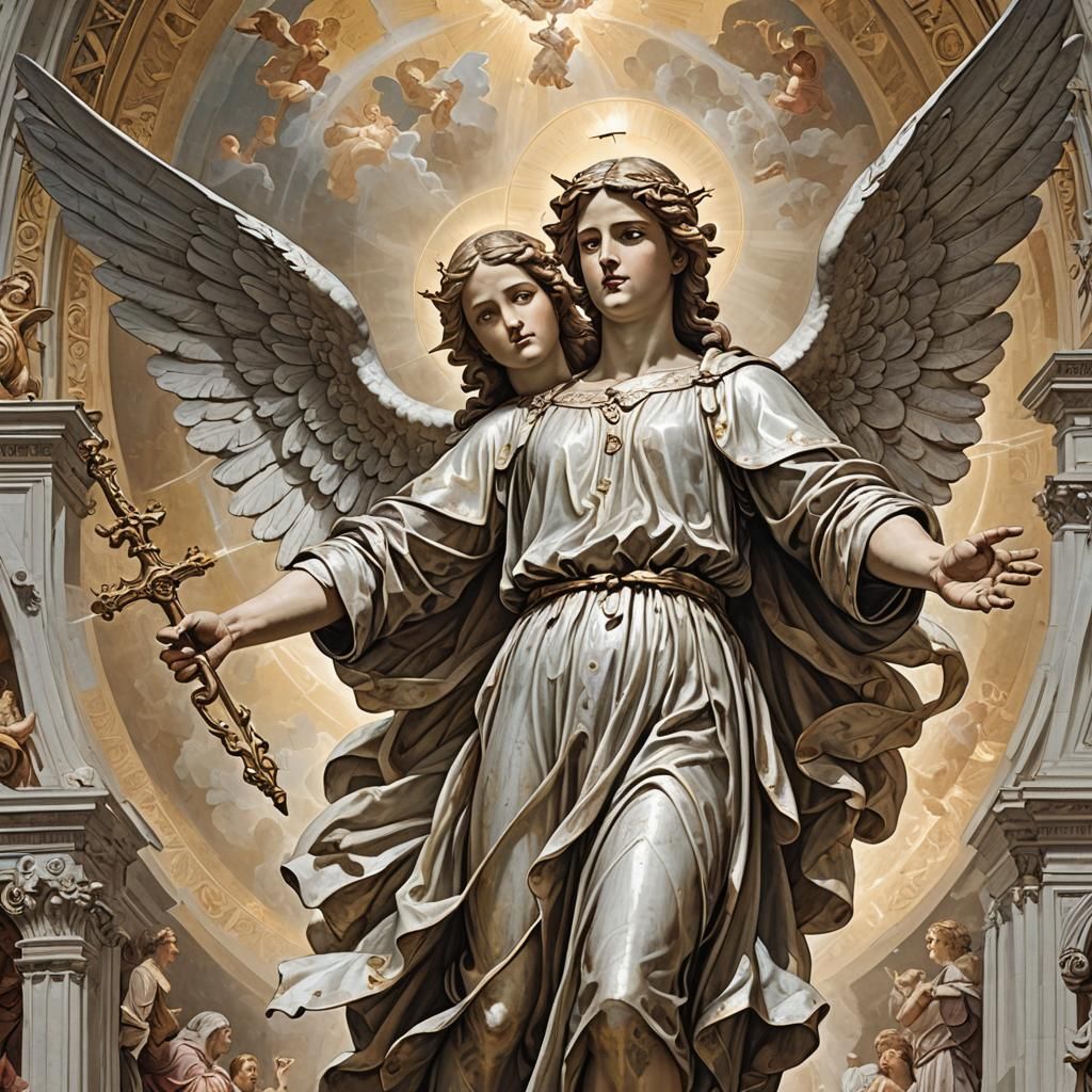 Angel Enacting Divine Justice