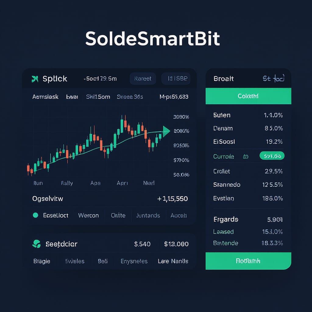 Sleek Trading Platform UI Design with Dark Theme