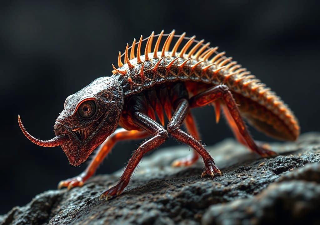 Alien Insectoid Creature: Xenogenesis Concept