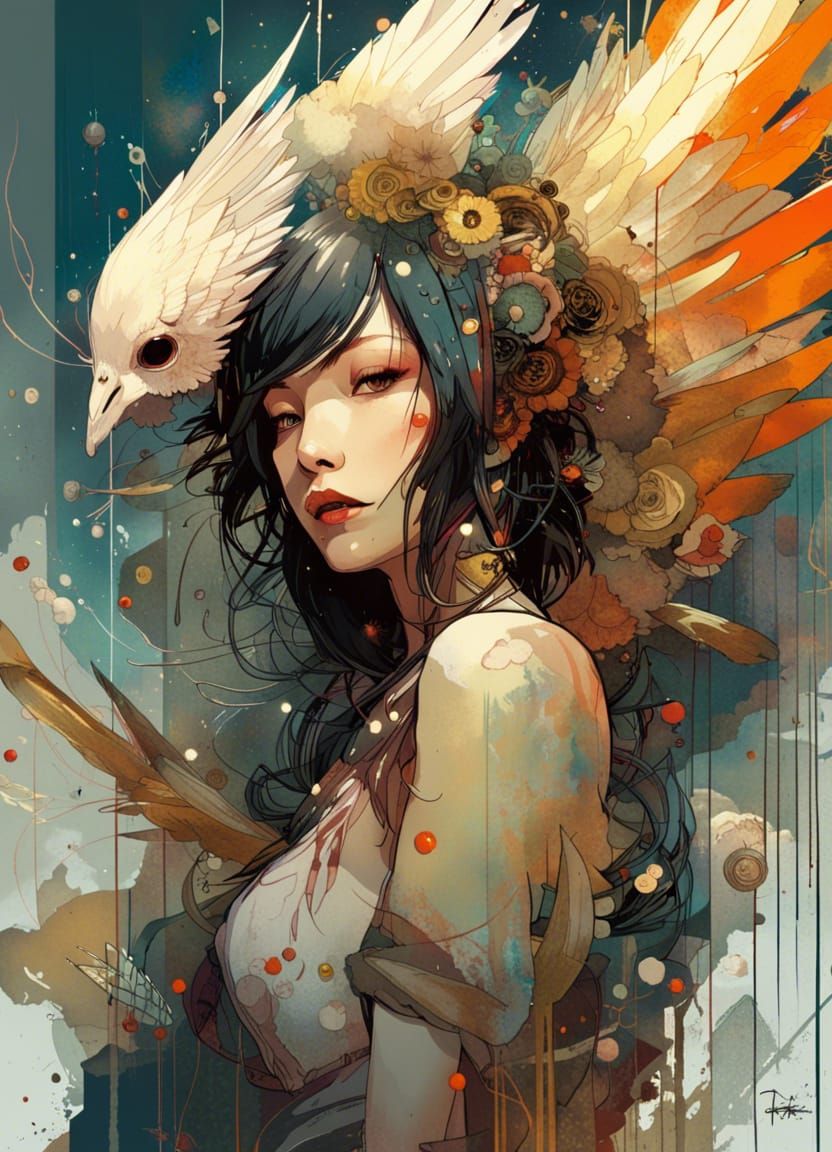 Grunge Goddess - Dove Spirit