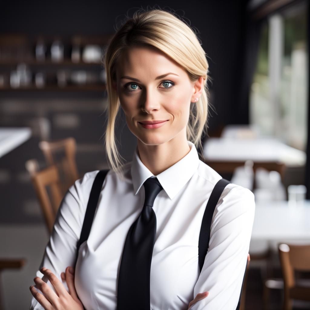 Waitress Portrait 1