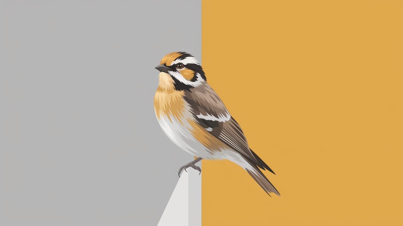 Abstract Ultraminimalist Painting in Light Gray and Gold