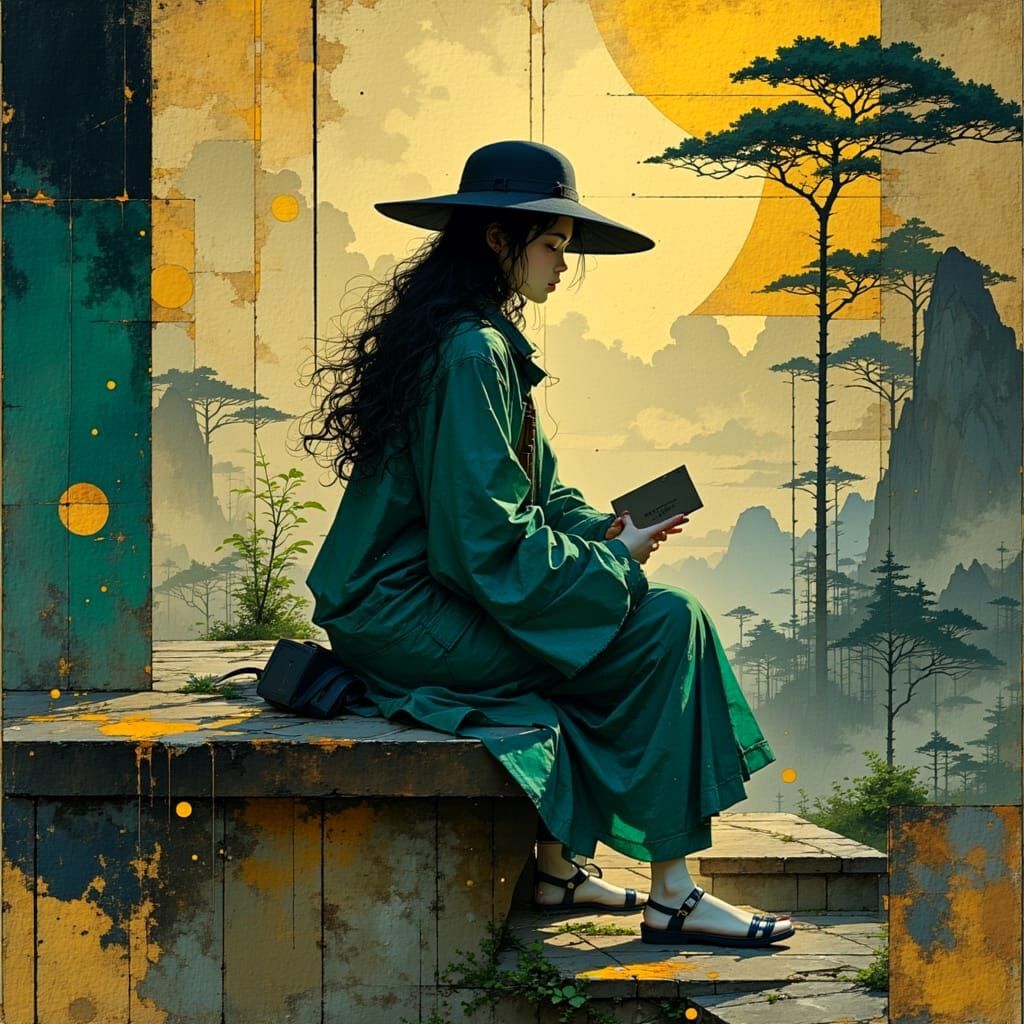 Cyberpunk Cityscape in Neon Lights