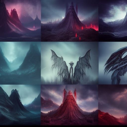 Contrasting Concepts in Detailed Matte Painting