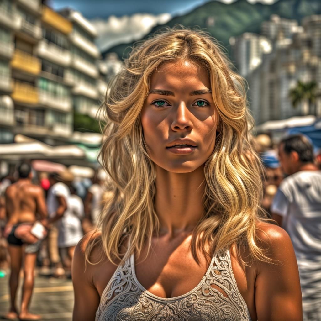 Hyperdetailed Image of the Girl from Ipanema