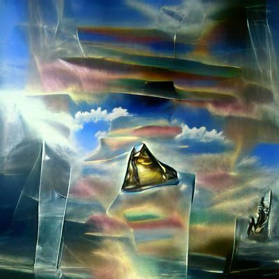 Surreal Prisms in the Sky, Dali Style