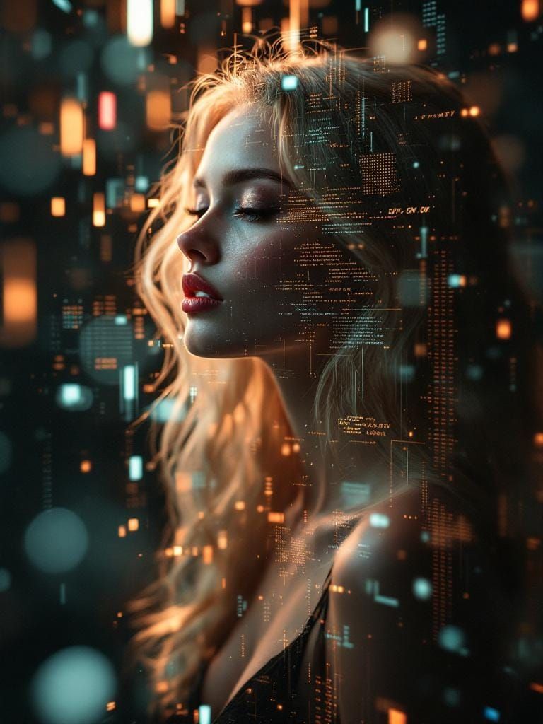 Glitch Fractal: Digital Artifacts Reveal Reality's Code