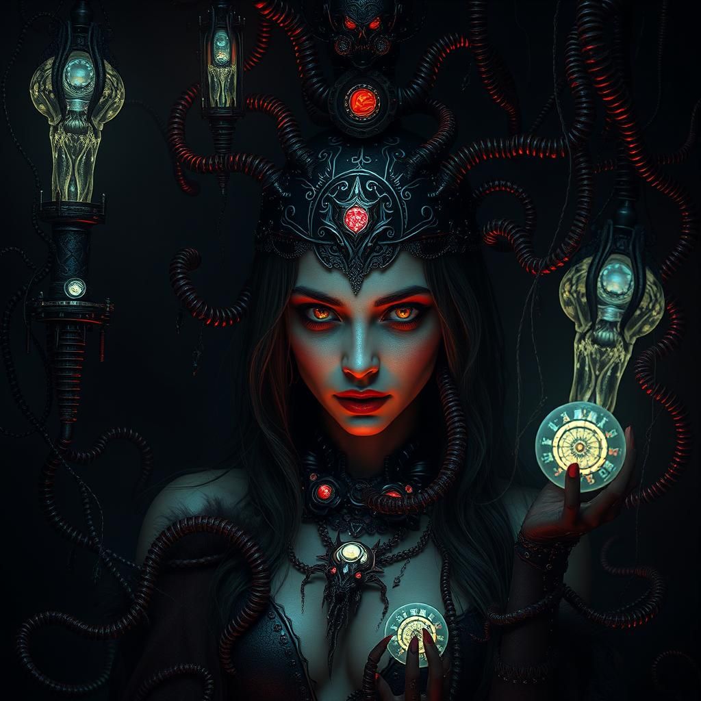 Entrapped Divinity in a Biomechanical Hellscape