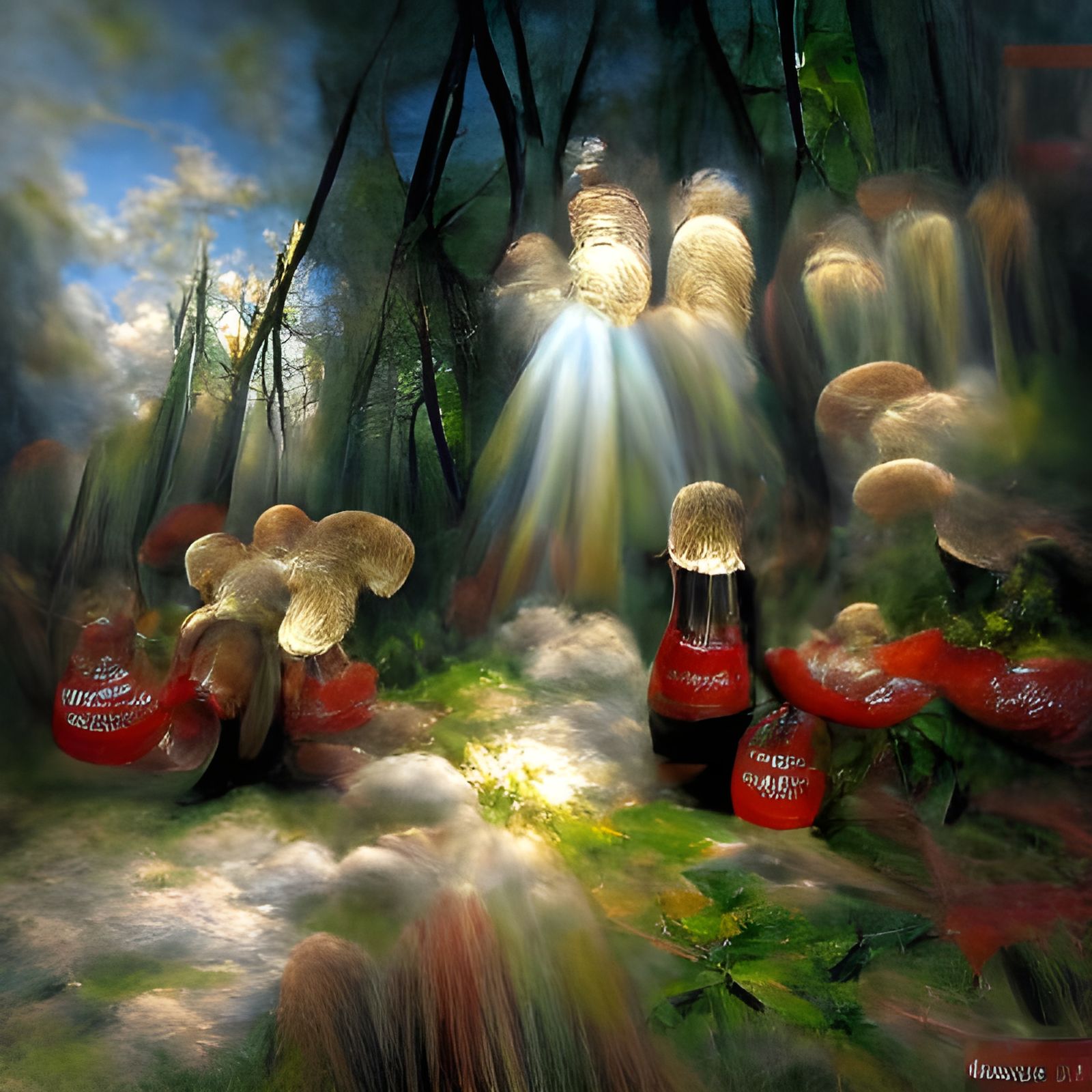Coca Cola mushrooms