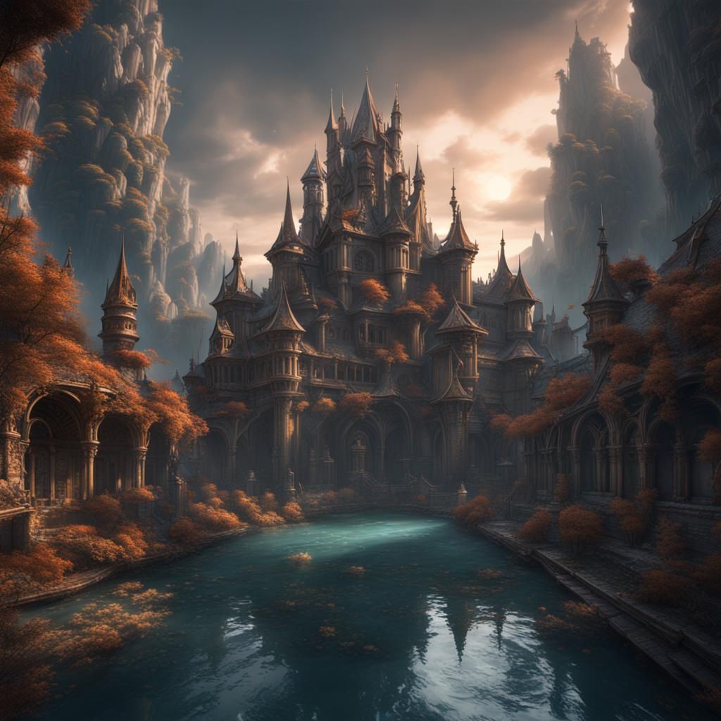 Mirrored Letters GJ Fusion: Detailed Matte Painting