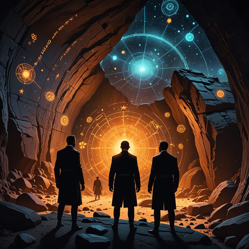 Men in Black Discover Astrology Cave Paintings
