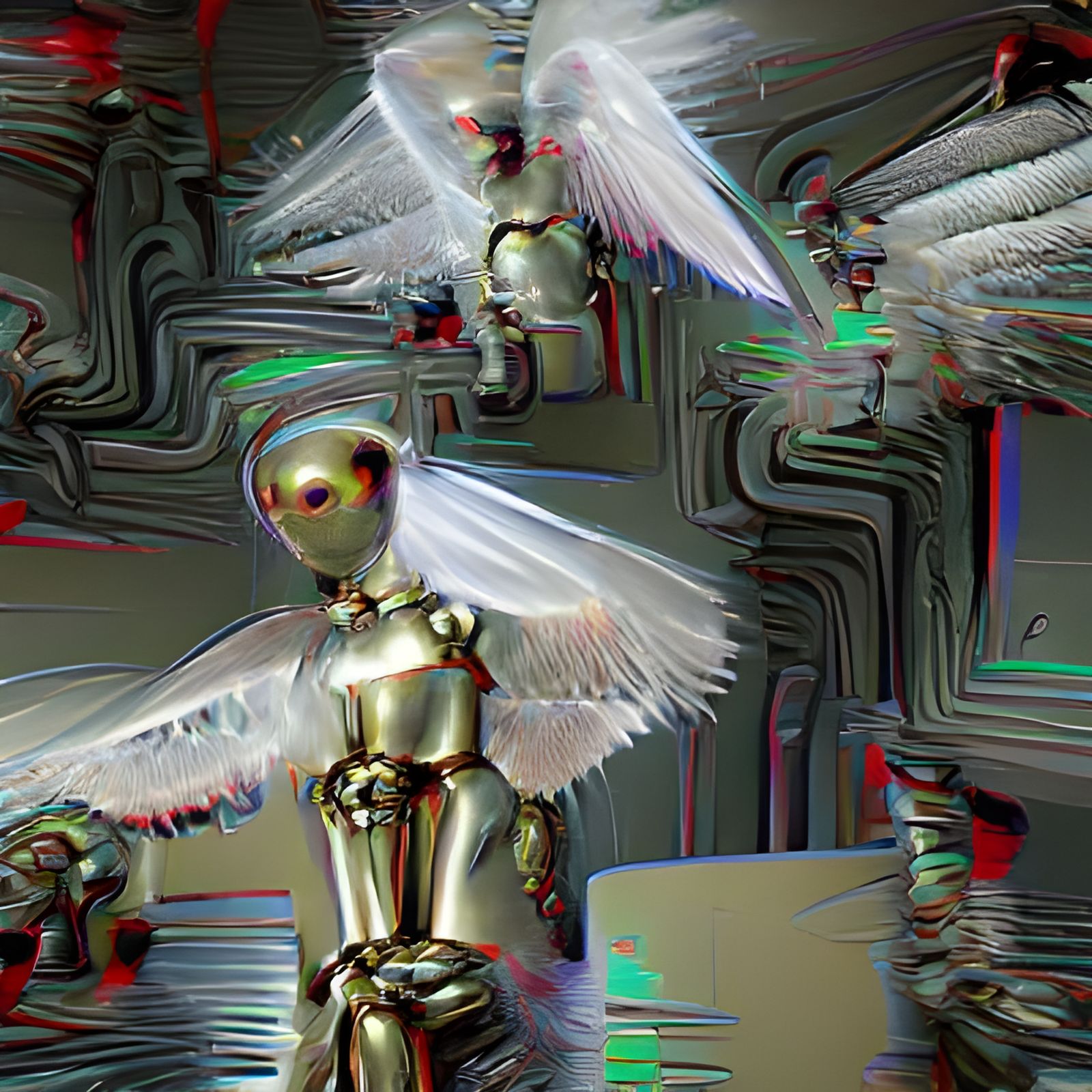 angels are robots that have no free will parallax 8k resolution