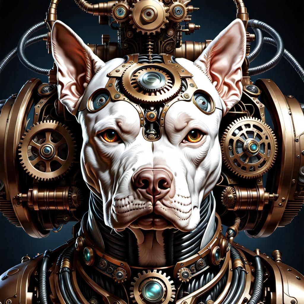 Cyborg pitbull