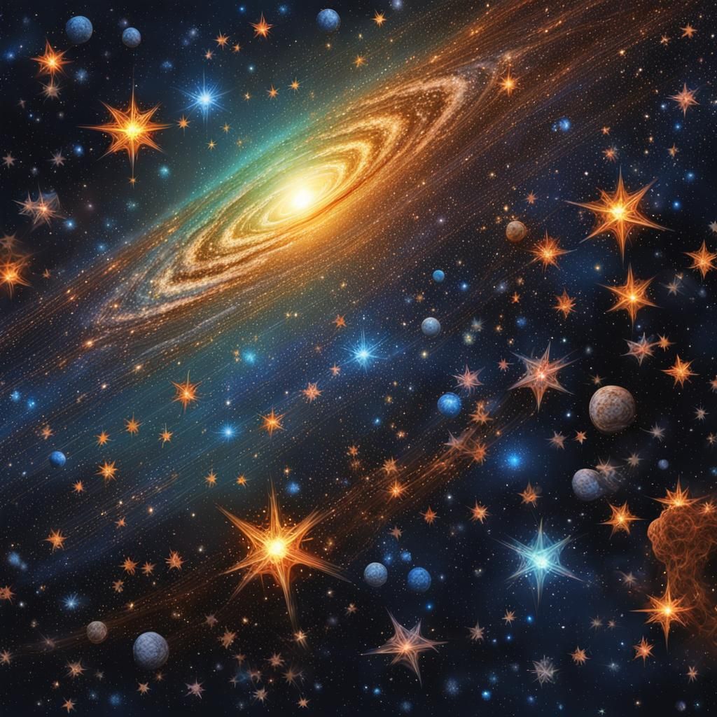 Detailed Astronomy Picture of Thousands of Stars