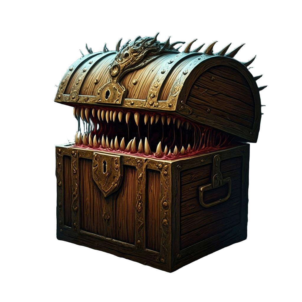 Hungry Mimic Treasure Chest Monster
