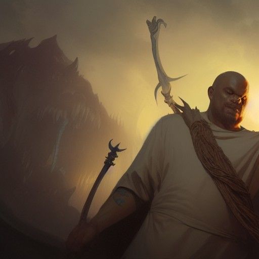 Sinister Sinbad Artwork in Fantasy Illustration Style