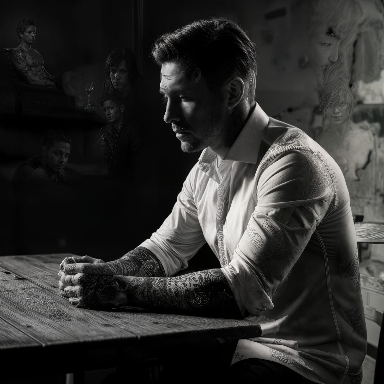 Tattoo Art: Wild Side on Innocent Face